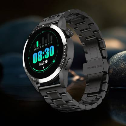 Fire-Boltt Ultimate 1.39" Stainless Steel Luxury Bluetooth Calling, 120+ Sports Smartwatch