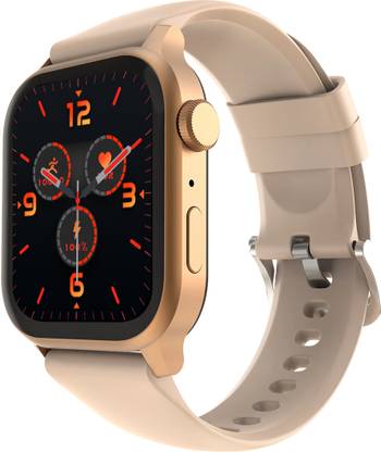Fire-Boltt Rise BT Calling,1.85″, Voice Assistance & 123 Sports Single BT Connection Smartwatch  (Beige Strap, Free Size) at Rs. 1199