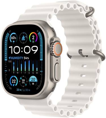 Apple Watch Ultra 2 GPS + Cellular 49mm Titanium Case with White Ocean Band
