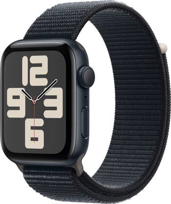 Apple Watch SE GPS 44mm Midnight Aluminium Case with Midnight Sport Loop