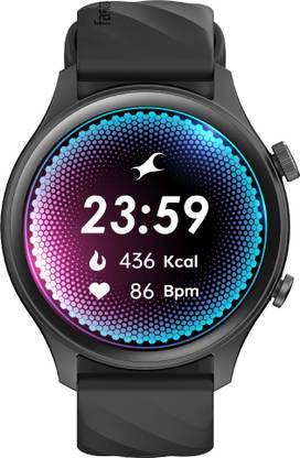 Fastrack Vivid Pro 1.43" AMOLED Display with AOD(466x466),Functional Crown,BT Calling Smartwatch