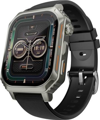 Hammer Conquer 2.02" AMOLED In-Built Games,Bluetooth Calling,Health Tracking Rugged Smartwatch