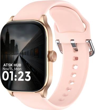 ATSK HUB Smartwtach , 1000 Nits & Bluetooth Calling Smartwatch