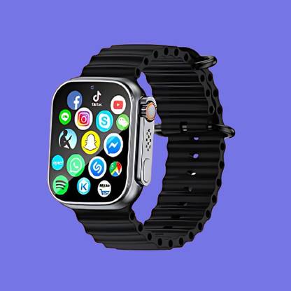 BOOMLY Neww A T10 Ultra 8 Smartwatch With BT Calling & Fast Charging Smartwatch