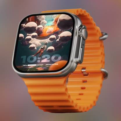 KadWaniya T800 Ultra Smart Watch With Wireless Charging Smartwatch