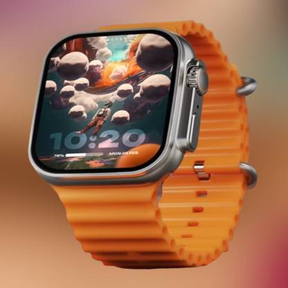 KadWaniya T800 Ultra Smart Watch With Wireless Charging Smartwatch