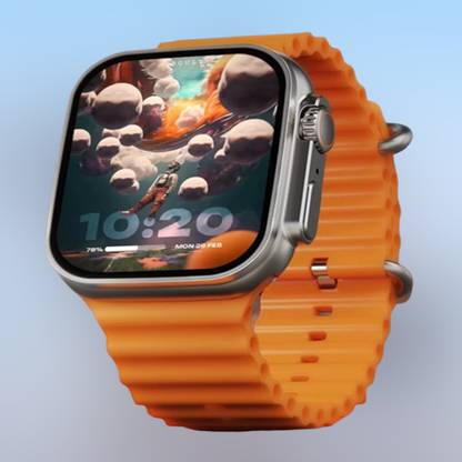 KadWaniya T800 Ultra Smart Watch With Wireless Charging Smartwatch