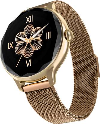 Noise Diva Diamond-cut Dial, AMOLED Display, Glossy Metallic Finish Smartwatch