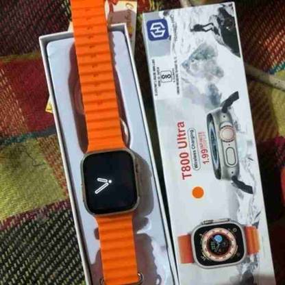 IMA T800 Ultra Smart Watch with Dual Strap Full Screen Waterproof Touch Display Smartwatch