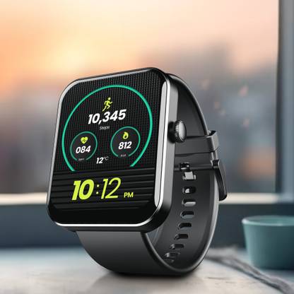 boAt Wave Flex Connect w/ 4.64 CM(1.83") HD Display,BT Calling & Premium Metal Design Smartwatch