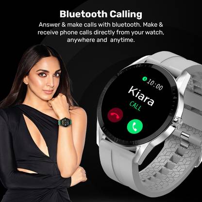 Fire-Boltt Talk 1.28"Bluetooth Calling with SpO2, Metal Body & Luxury Design Smartwatch