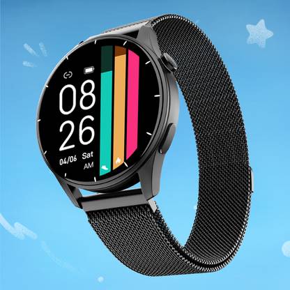 Noise Crew 1.38 Round Display with Bluetooth Calling, Metallic finish, IP68 Rating Smartwatch