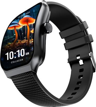 Cellecor RISE 2.01" Curved HD Display | 800 NITS| AOD| BT-Calling| AI Voice Assistance Smartwatch
