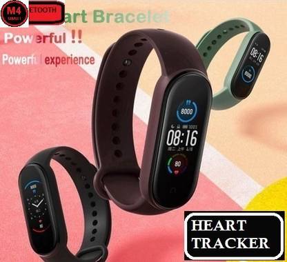 Tinera H2434 M4_MAX ACTIVITY TRACKER SLEEP MONITOR SMART BAND BLACK(PACK OF 1) Smartwatch