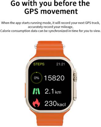 YAROH YUY_241Y_T800 ULTRA SMARTWATCH 1.9 HD DISPLAY WATCH SERIES 8 FOR MEN & WOMEN Smartwatch