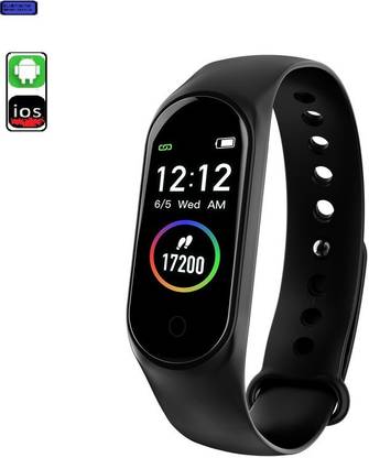 Actariat H678 M4_ADVANCE ACTIVITY TRACKER SLEEP MONITOR SMART BAND BLACK(PACK OF 1)
