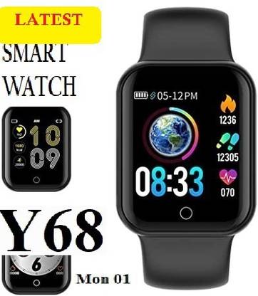 Bymaya D2396(A1) PRO ACTIVITY TRACKER MULTI SPORTS SMART WATCH BLACK (PACK OF 1) Smartwatch