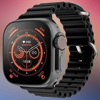KadWaniya T800 Ultra Smart Watch With Wireless Charging Smartwatch