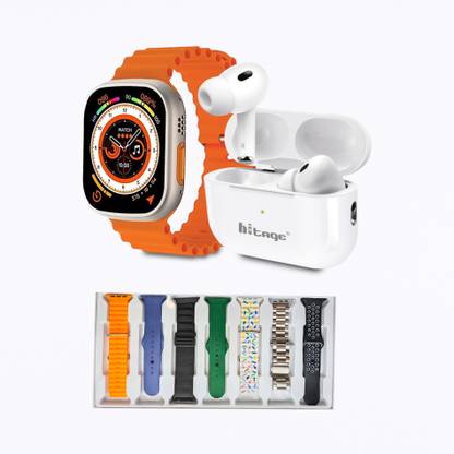 Hitage SW-2826 SMART COMBO SMART WATCH WITH TWS EARBUDS {10 in 1} Smartwatch