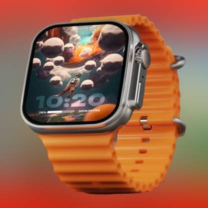KadWaniya T800 Ultra Smart Watch With Wireless Charging Smartwatch