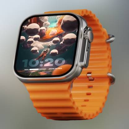 KadWaniya T800 Ultra Smart Watch With Wireless Charging Smartwatch