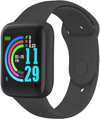 Bashaam M77 D20 PLUS MULTI SPORTS STEP COUNT SMART WATCH BLACK(PACK OF 1) Smartwatch