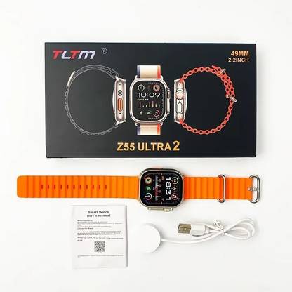 Style Panda Z55 Ultra 2, HD Display, Screws & Straplock, Dual Strap, BT Calling Smartwatch