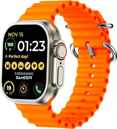 GameSir Mebon T800 Ultra 1.96" AMOLED Display BT Calling Notification & Music, Fitness Smartwatch