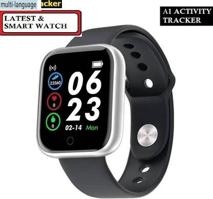 DEROWN K1629 D20 PLUS FITNESS TRACKER STEP COUNT SMART WATCH BLACK(PACK OF 1) Smartwatch