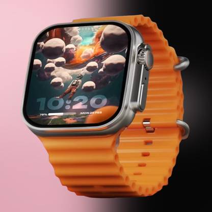 KadWaniya T800 Ultra Smart Watch With Wireless Charging Smartwatch