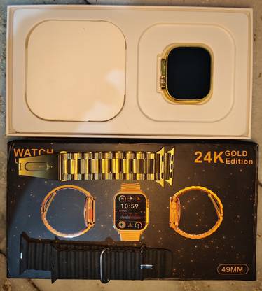 dicrobots Ultra gold premium look Smartwatch