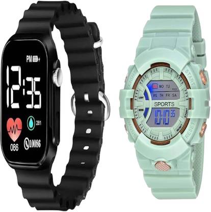 KYOKA Digital Watch Waterproof Square Watch, Digital Multi Function Kids Sports Watch Smartwatch