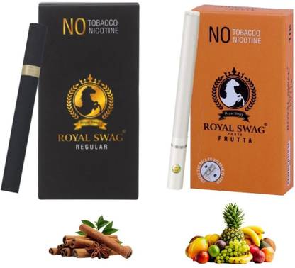 ROYAL SWAG Herbal Tobacco & Nicotine Free Cigarette for Relieve Stress Regular,Frutta Smoking Cessations