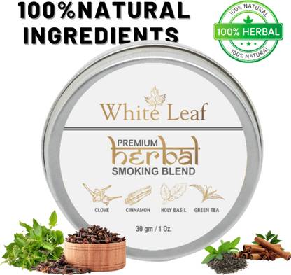 White Leaf Clove Ayurvedic Herbal Blend Smoke 30Gm Stick Tobaco & Nicotine Free Blend Smoking Cessations