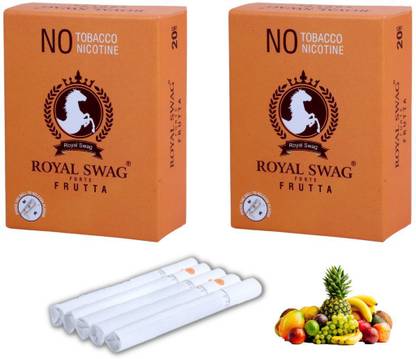 ROYAL SWAG Herbal Cigarette Fruit/Frutta Flavour NO Nicotine NO Tobacco - Smoking Cessation Smoking Cessations