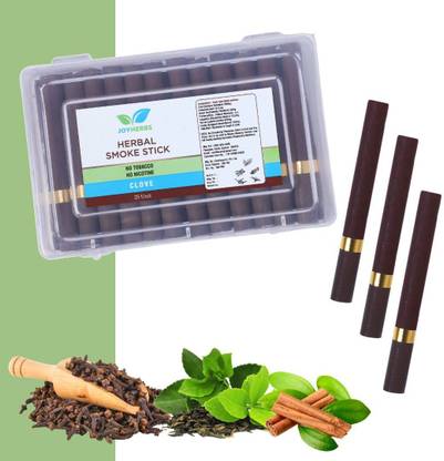 JOYHERBS Clove Herbal Cigarettes - Organic Herbs with No Nicotine and No Tobacco - Smoking Cessations
