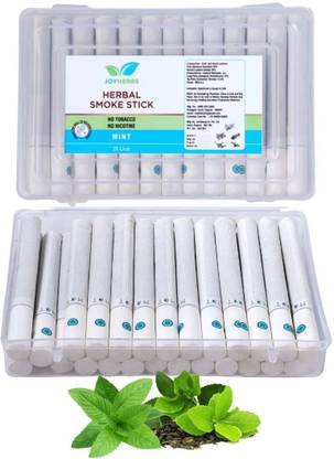 JOYHERBS Herbal Cigarettes Full Flavors,Delicate Taste - 20-Stick Flip Top Pack (Menthol) Smoking Cessations