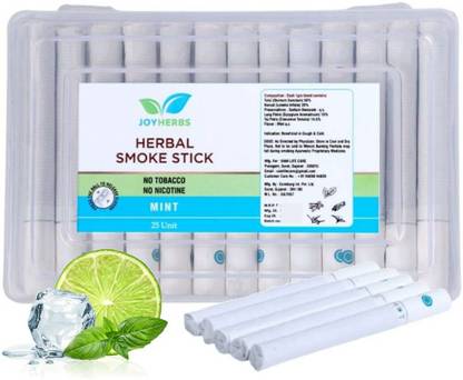 JOYHERBS Ayurvedic Herbs Herbal Mint Cigarette Tobacco & Nicotine Free To Quit Smoking Smoking Cessations