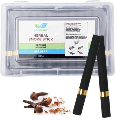 JOYHERBS Herbal Cigarettes Smoking Black King Size Cigarette Smoke Tobacco/Nicotine-Free Smoking Cessations