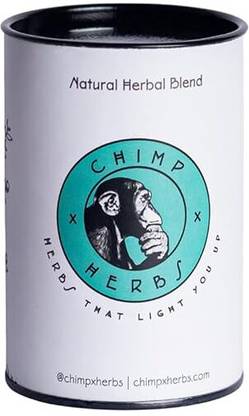 Chimp x Herbs Exotic Himalayan Herbs | Natural Relaxing Herbal Blend with Mint & Rose | 22gm Smoking Cessations