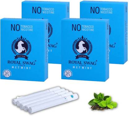 ROYAL SWAG Herbal Cigarette Mint, Menthol Flavoured NO Nicotine NO Tobacco - Quit Smoking Smoking Cessations