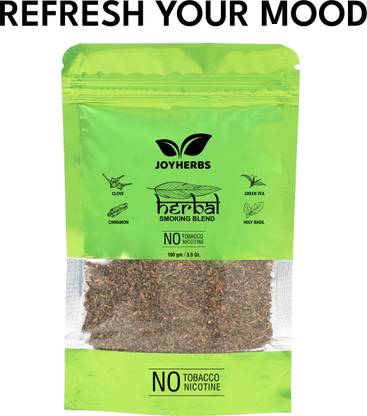 JOYHERBS Herbal Smoking Blend Tobacco & Nicotine Free Smoking Mixture With 100% Natural Smoking Cessations