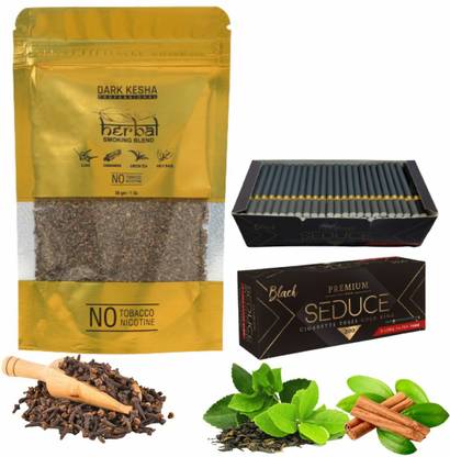 Dark kesha Tobacco-Free Smoking Mixture With(30g) With Seduce-Black-Tube(200 tubes per box) Smoking Cessations
