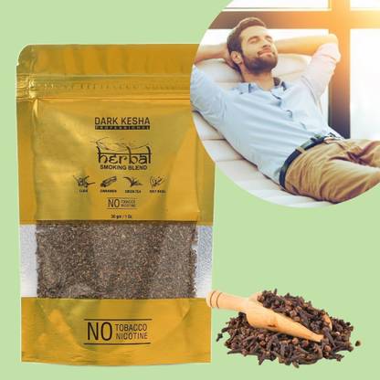 Dark kesha Clove Herbal Blend Support Remedy, Non Addictive, Quit Nicotine 30gm Smoking Cessations