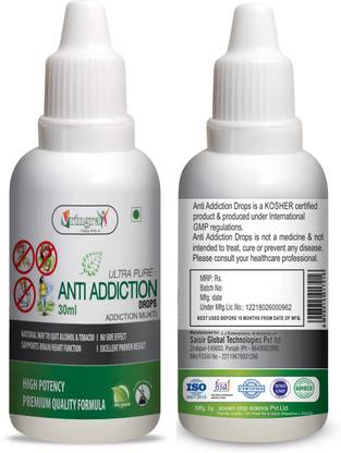 Vringra Anti Addiction Drops-De Addiction-Addiction Killer-Nasha Mukti-Addiction Free- Smoking Cessations