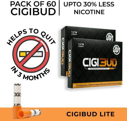 Cigibud Nanoclean Anti-Smoking Filter | As seen on Shark Tank India | Orange Smoking Cessations