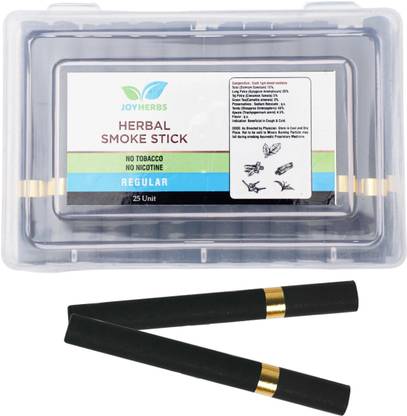 JOYHERBS Ayurvedic Herbal Cigarettes For Smoking Black King Size Cigarette Smoke Regular Smoking Cessations