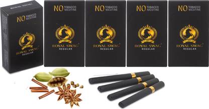 ROYAL SWAG Herbal Cigarette Smoke 50 Stick Tobaco/Nicotine Free Cigarette(Regular Flavor) Smoking Cessations
