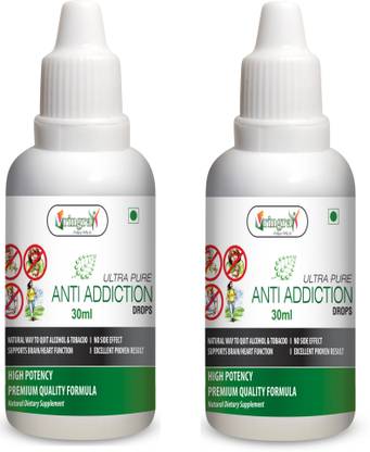 Vringra Stop Addiction Drops-Addiction Killer-Stop Alcohol Addiction-Stop Drinking- Smoking Cessations
