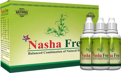 Skinrange Nasha Free Liquid Pack of 3 Bottles 25 ml Smoking Cessations